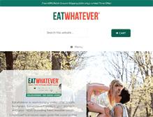 Tablet Screenshot of eatwhatever.com